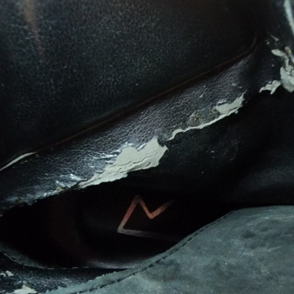 Rihanna and River Island 5.5" heel 1.5" platform faux suede black boots size 7 - Picture 4 of 11